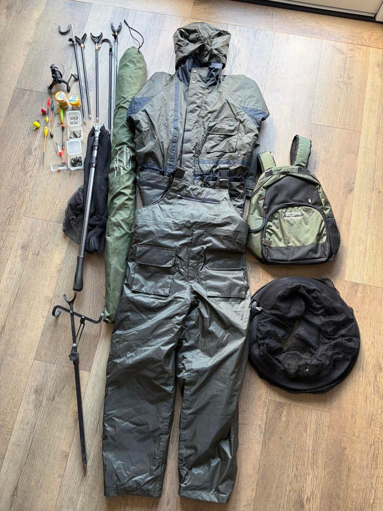 Vis spullen, Ophalen, Zo goed als nieuw, Net of Fuik