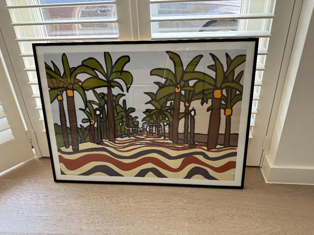 Alicante poster in lijst (van Callate la boca), Antiek en Kunst, Ophalen