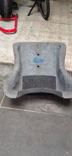 Kartstoel bekleed - 35cm breed, Ophalen of Verzenden, Gebruikt