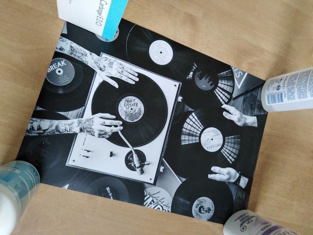 Canvas poster dj, Minder dan 50 cm, Nieuw, Ophalen of Verzenden, Foto of Poster