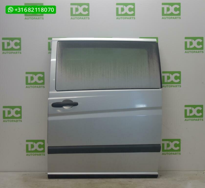 Mercedes Vito W639 ('03-'14) Schuifdeur links zilvergrijs, Auto-onderdelen, Gebruikt, Deur, Mercedes-Benz, Links