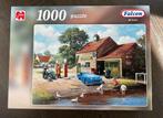 Falcon De Luxe legpuzzel 1000 stukjes Triumph TR3A, Ophalen of Verzenden, 500 t/m 1500 stukjes, Zo goed als nieuw, Legpuzzel