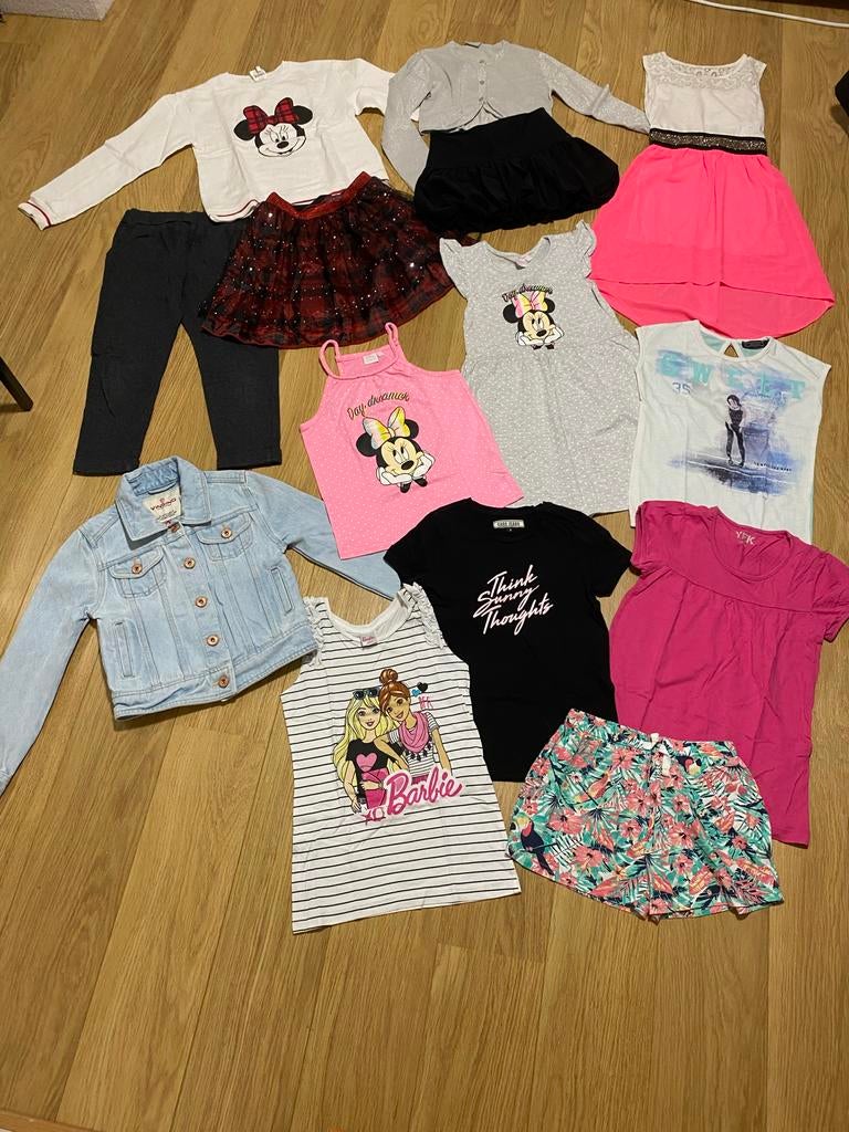 Pakket meisjes kleding maat 122/128, Kinderen en Baby's, Kinderkleding | Maat 122, Ophalen of Verzenden, Zo goed als nieuw, Meisje