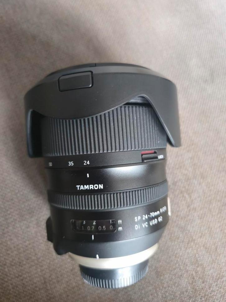 Tamron SP 24-70mm f/2.8 Di VC USD G2 Nikon geserviced, Audio, Tv en Foto, Fotografie | Lenzen en Objectieven, Zo goed als nieuw