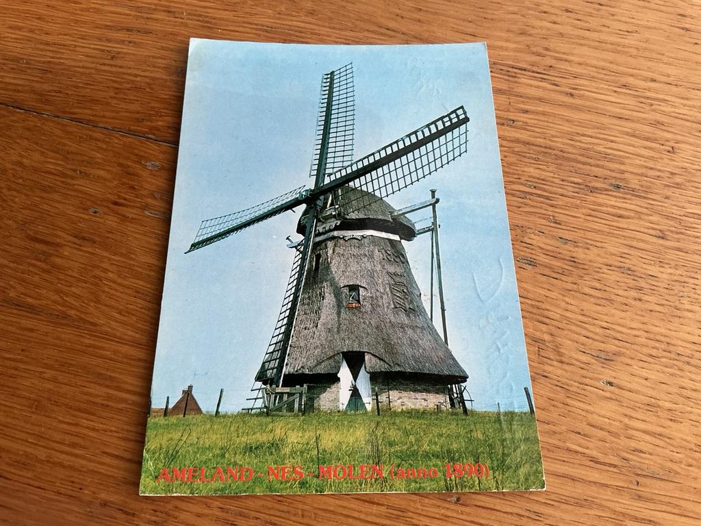 1127 molen Ameland Nes, Ophalen of Verzenden, Waddeneilanden