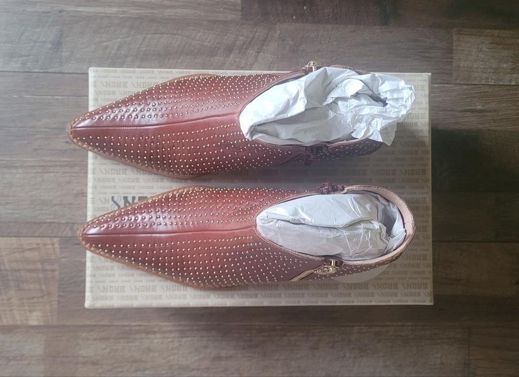 Bronx enkellaarzen (40) (Nieuw), Bronx, Bruin, Lage of Enkellaarzen, Nieuw