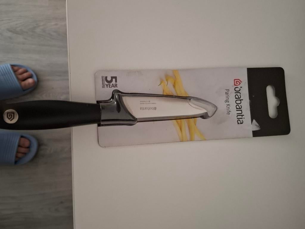 Nieuw Brabantia aardappelschilmesje - Paring Knife, Ophalen of Verzenden, Nieuw, Rvs of Chroom, Los bestek