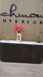 dressoir ovaal marmerblad model Mayfield * Richmond Interior, Ophalen, Met deur(en), Richmond Interiors, Nieuw