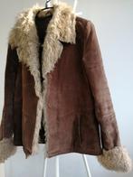 Leuke suede jas, maat S, Ophalen of Verzenden, Gedragen, Maat 36 (S), Bruin