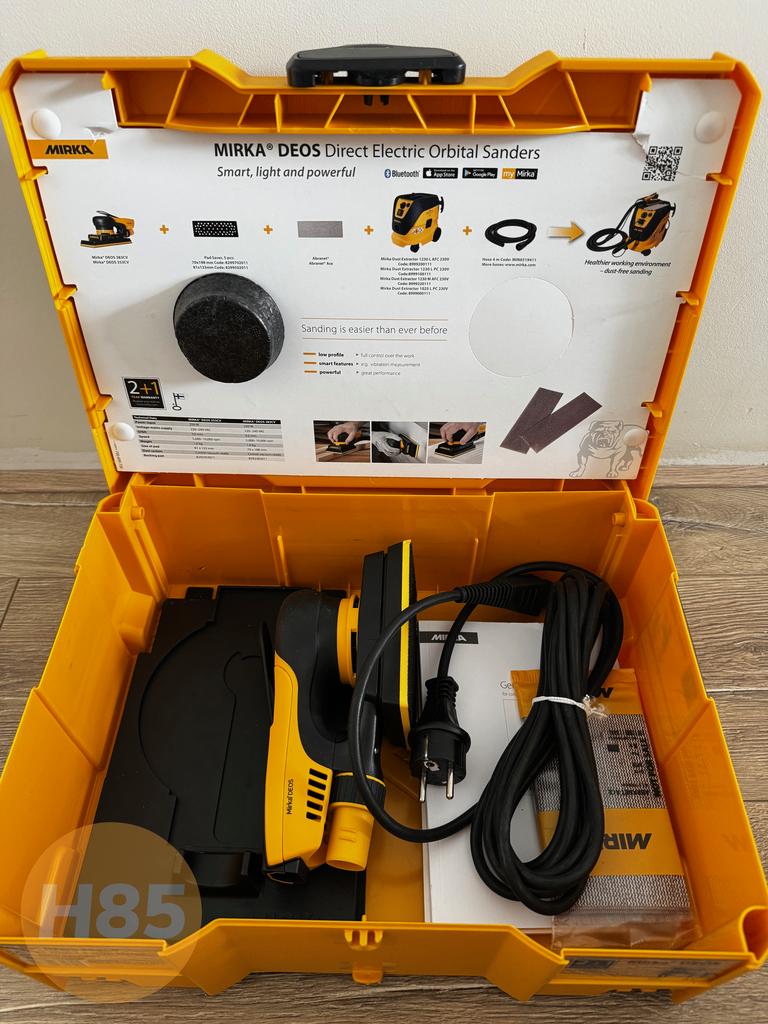 Mirka DEOS 353CV Vlakschuurmachine 81 x 133 mm in systainer, Essenbaan 13a, 2908 LJ Capelle aan den IJssel, Nieuw, Ophalen of Verzenden