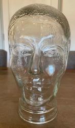 Retro / Vintage glazen (koptelefoon) kop / hoofd, Verzamelen, Ophalen of Verzenden, Huis en Inrichting