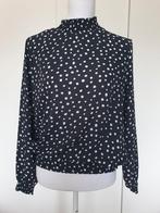 Zwarte top met witte dots van Pigalle (Only) maat 40., Maat 38/40 (M), Zwart, Pigalle, Ophalen of Verzenden