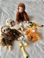 Verzameling knuffels apen WWF Apenheul Luiaard knuffel aap, Ophalen of Verzenden, Zo goed als nieuw, Overige typen