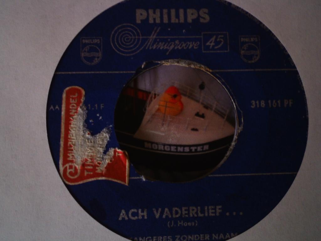 zangeres zonder naam - ach vaderlief 11a, 7 inch, Single, Ophalen of Verzenden, Zo goed als nieuw