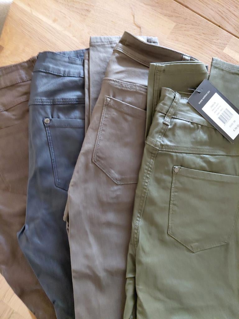4 broeken nep leer van Norah., Kleding | Dames, Broeken en Pantalons, Maat 38/40 (M), Zwart, Ophalen of Verzenden, Zo goed als nieuw