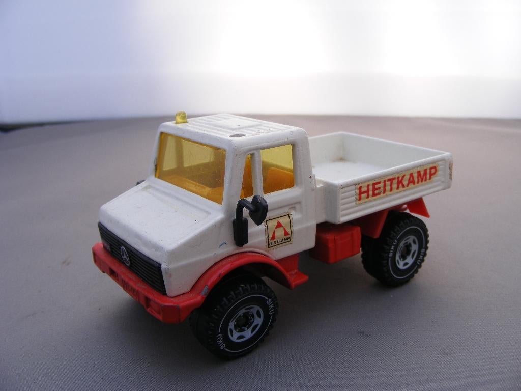 Mercedes benz unimog siku 1620 heitkamp incompleet, Ophalen of Verzenden, Gebruikt, Bus of Vrachtwagen