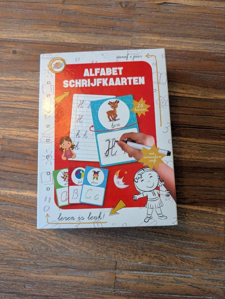 Alfabet Schrijfkaarten - Compleet en Nette Staat, Ophalen of Verzenden, Zo goed als nieuw, Taal en Lezen