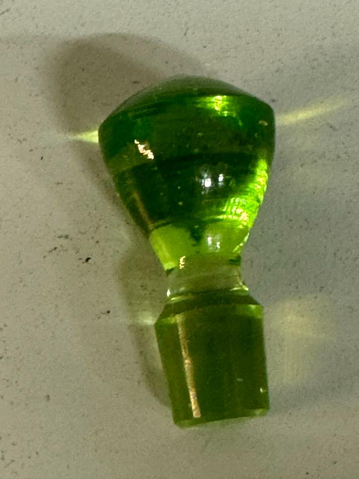 Uranium glas Anna groen dop voor karaf, Antiek en Kunst, Antiek | Glas en Kristal, Ophalen of Verzenden