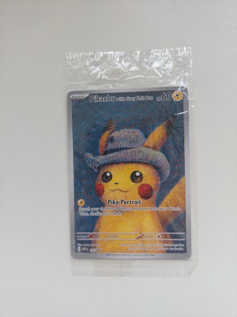 Pikachu van gogh kaart, Ophalen of Verzenden, Nieuw