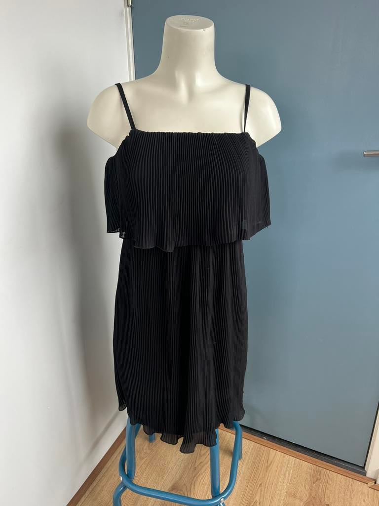 Scamm little black dress jurkje zwart s/m plisse, Kleding | Dames, Jurken, Zwart, Ophalen of Verzenden, Zo goed als nieuw, X