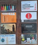 7 visitekaartjes met afb van de Domtoren, Ophalen of Verzenden, 2000 tot heden, Visitekaartje