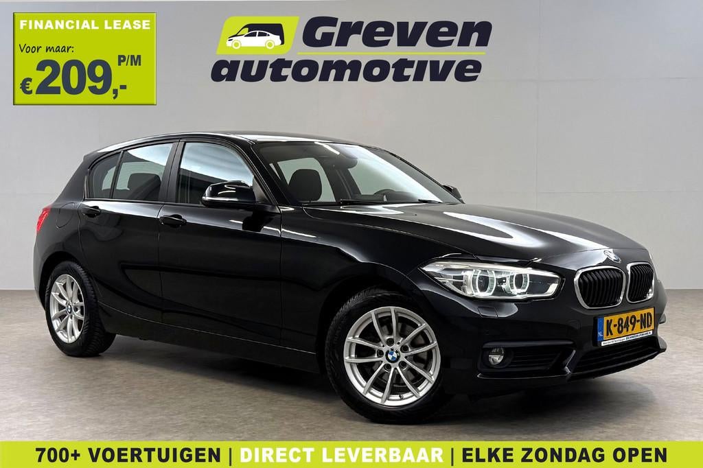 BMW 1-serie 118i Centennial High Executive | Clima | Cruise, 1-Serie, Euro 6, Zwart, Bedrijf