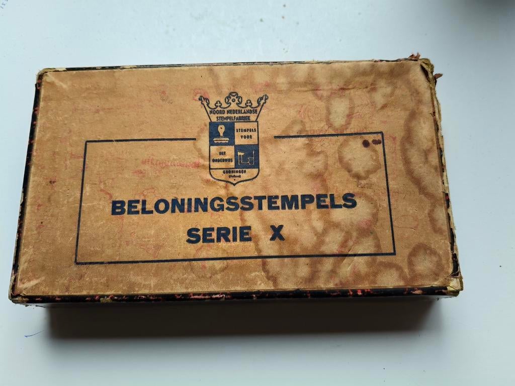 Stempel doos met beloningsstempels, Ophalen of Verzenden