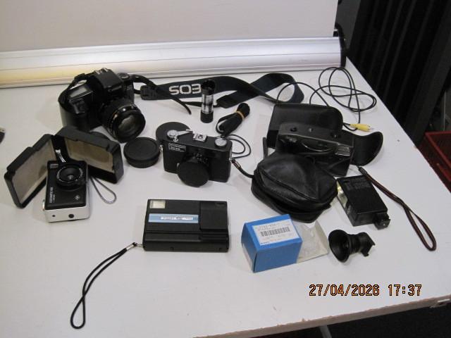 diverse camera's analoog in 1 koop (387), Ophalen of Verzenden, Gebruikt, Compact, Overige Merken