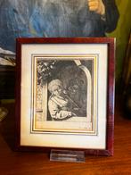 “Boer en boerin in deuropening” - Adriaen van Ostade, Ophalen of Verzenden