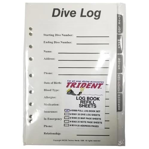 Logboek inhoud vulling blaadjes trident, Graaf Lodewijkstraat 40, 3372 CD Hardinxveld-Giessendam, https://www.discoverydiving.nl/contact/