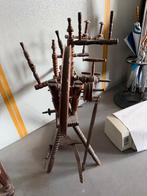 spinnewiel, Ophalen, Gebruikt, Spinnewiel