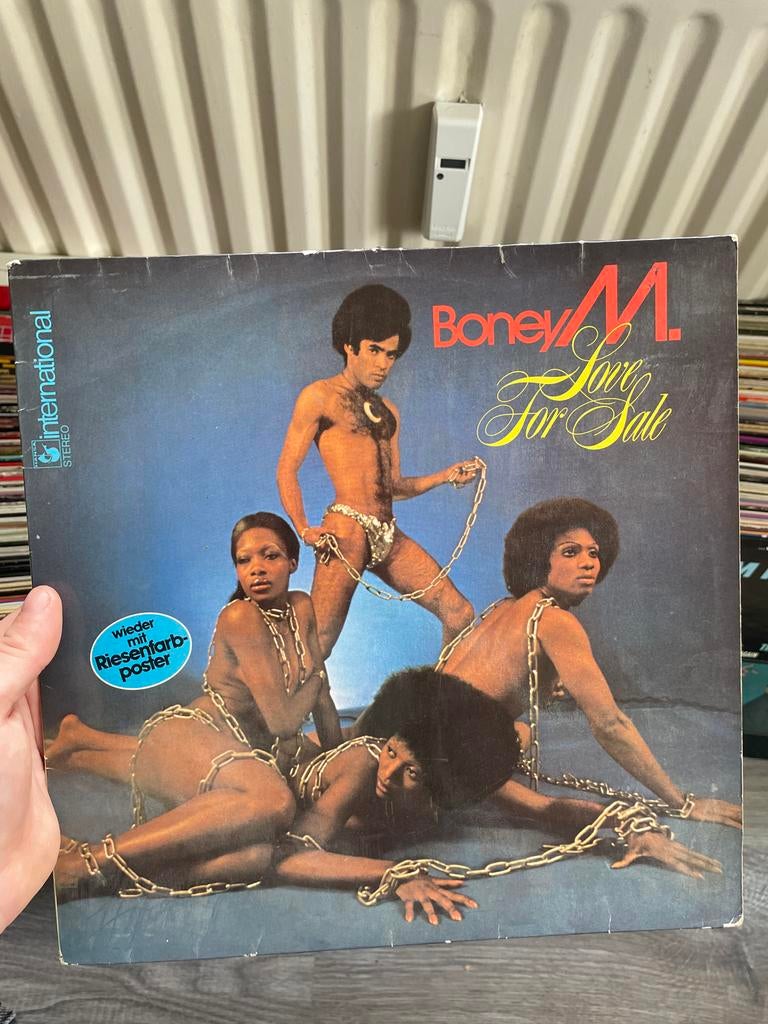 Boney M. - Love For Sale LP (1977) met poster, Ophalen of Verzenden, Gebruikt