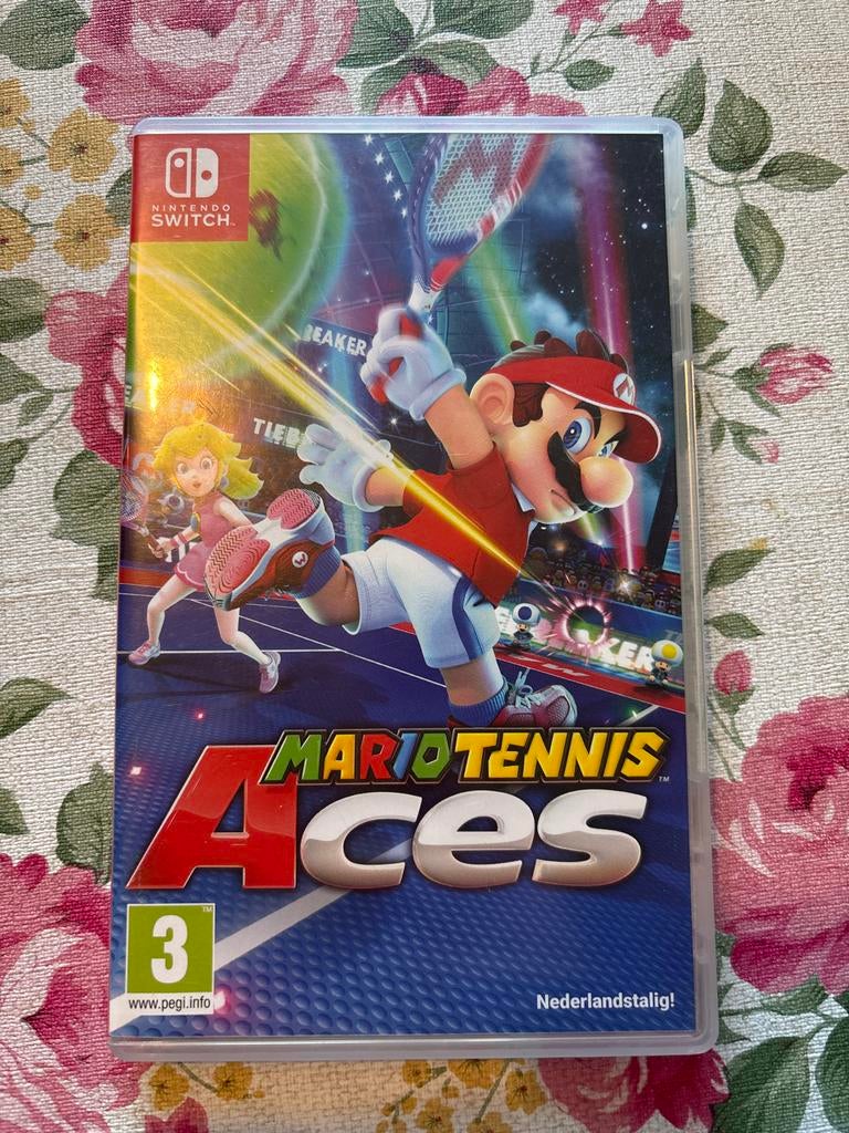 Mario Tennis Aces Nintendo Switch, Spelcomputers en Games, Eén computer, Ophalen of Verzenden, Zo goed als nieuw, Sport