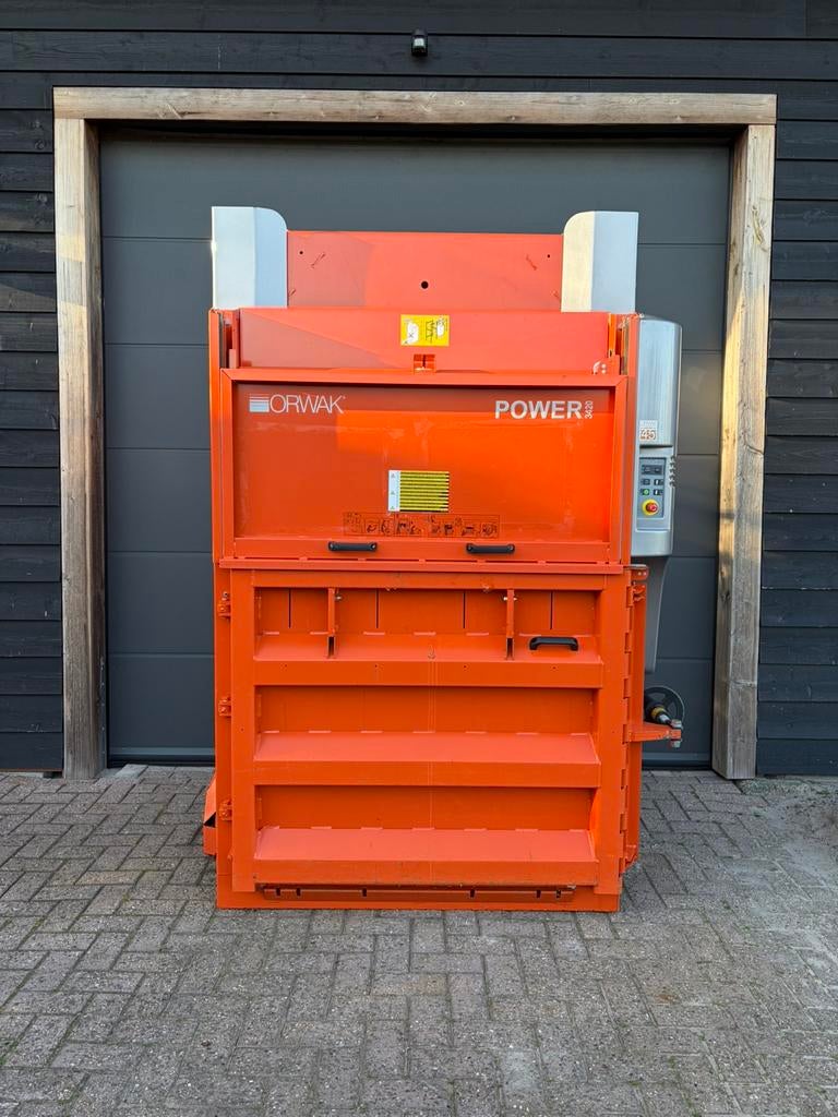 Orwak 3420SD | 26 ton | Papierpers | Balenpers | Kartonpers, Doe-het-zelf en Verbouw, Ophalen of Verzenden