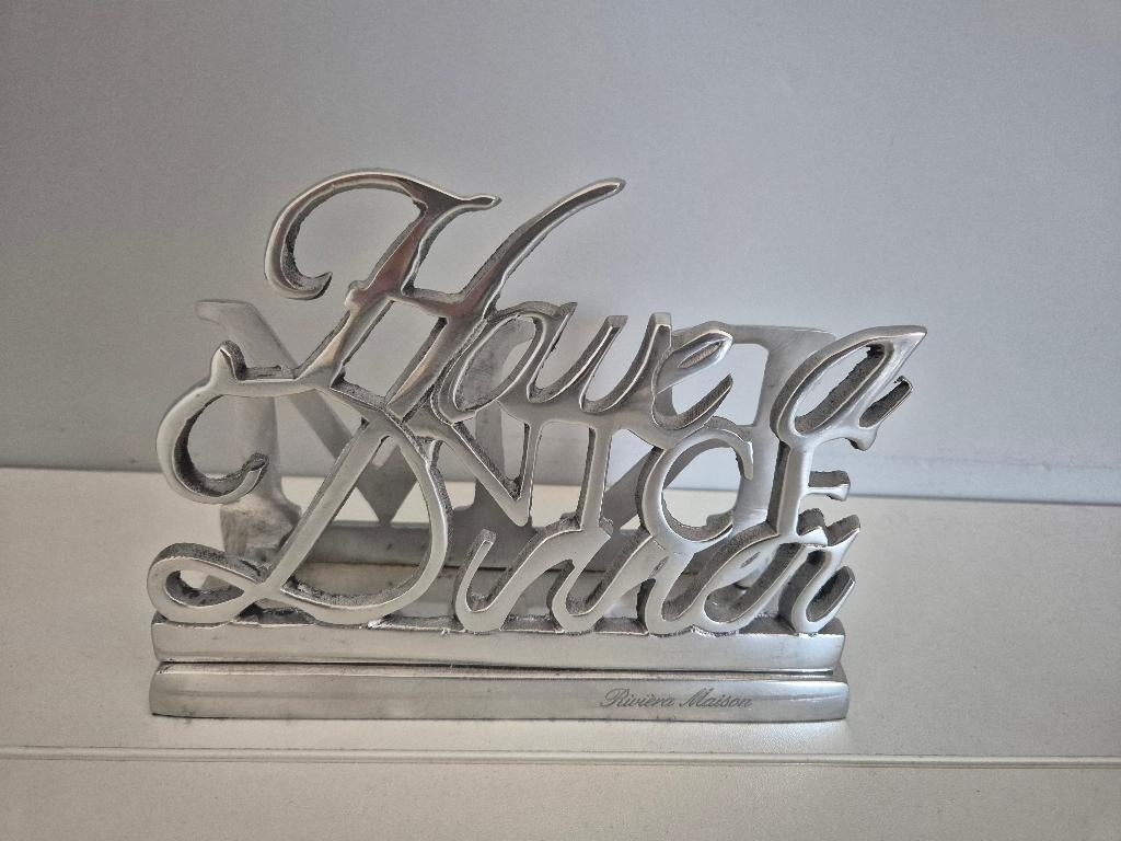 Riviera Maison Servethouder, Huis en Inrichting, Ophalen, Overige materialen, Overige typen, Nieuw