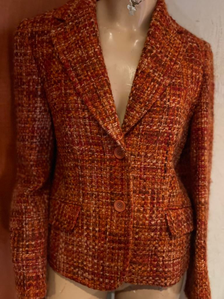 Maison De Bonneterie jasje maat m origineel zgan, Maat 38/40 (M), G, T, Oranje