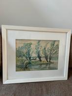 Aquarel schilderij Biesbosch Geertruidenberg, Ophalen, Schilderij