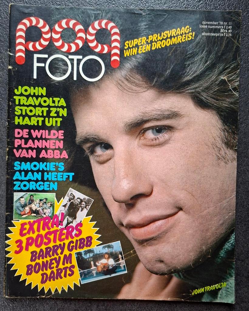 Popfoto nr 11 November 1978 Vintage Maandblad Compleet, Ophalen of Verzenden, 1960 tot 1980, Tijdschrift