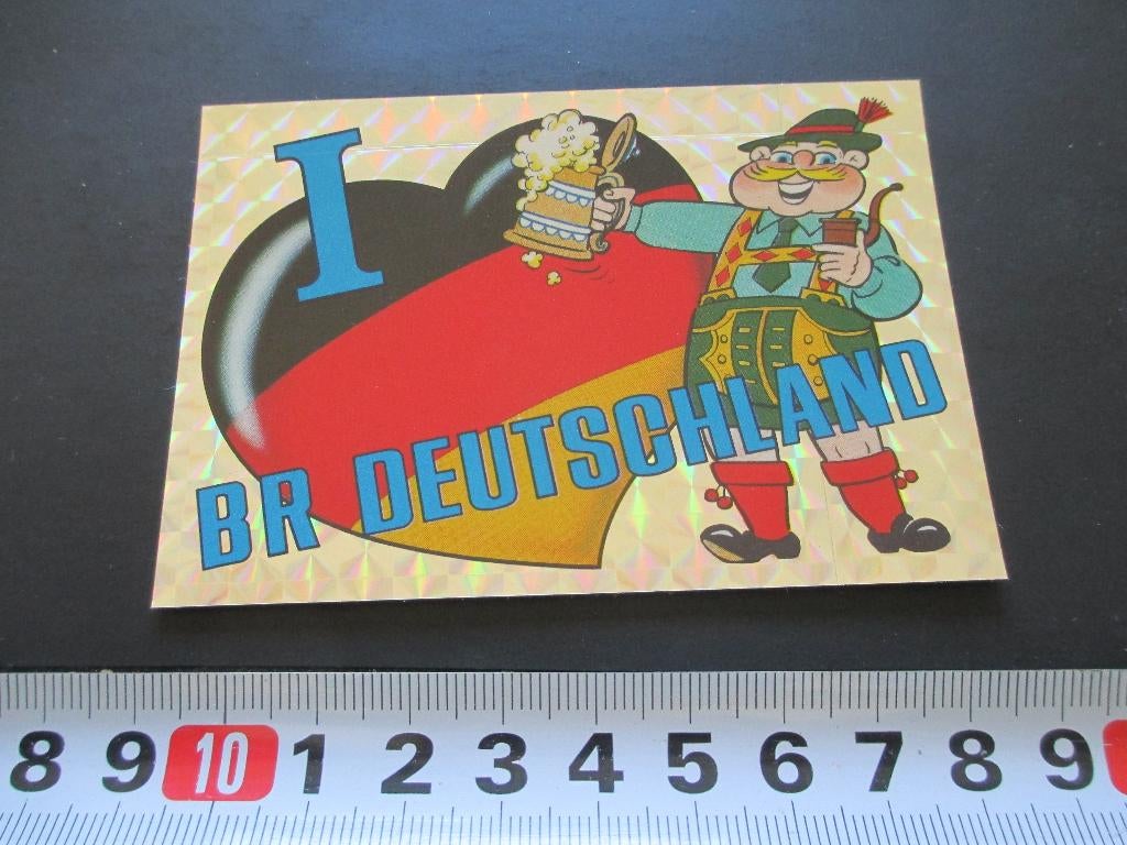 sticker panini fantastickers I love BR DEUTSCHLAND strip, Ophalen, Zo goed als nieuw