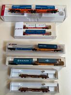 N-spoor containers en containerwagens, Hobby en Vrije tijd, Gelijkstroom, Fleischmann, Ophalen of Verzenden, Nieuw