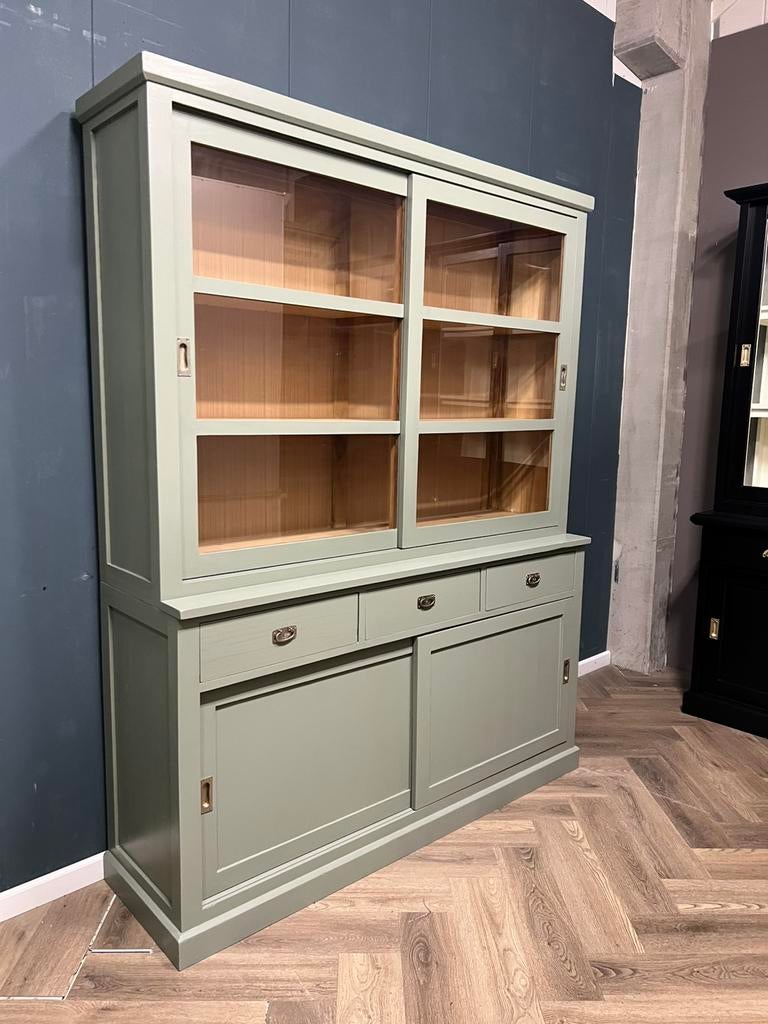 buffetkast / winkelkast /vitrinekast /servicekas, Ophalen of Verzenden, Zo goed als nieuw, 25 tot 50 cm, 200 cm of meer