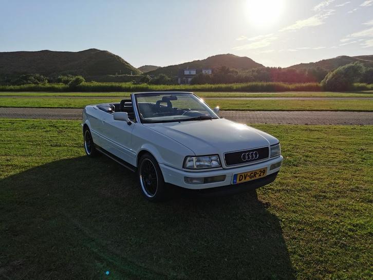 Audi Cabrio 2.3 E 98KW U9 1992 Wit, Auto's, Audi, Particulier, Cabrio, Benzine, Cabriolet, Handgeschakeld, Origineel Nederlands