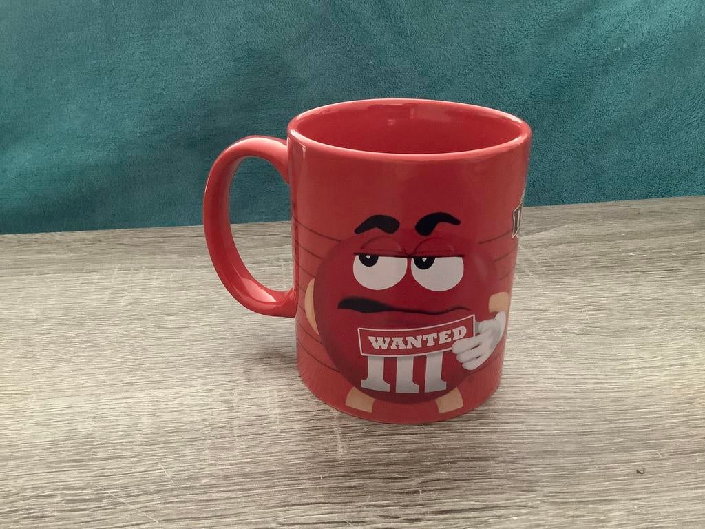 M&M mok / beker wanted M en M, Ophalen of Verzenden, Zo goed als nieuw