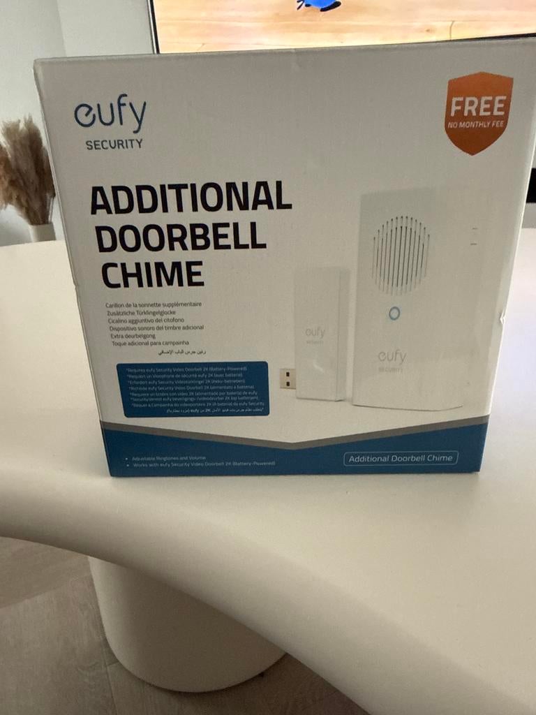 Eufy Security Additionele Deurbel Chime (Nieuwstaat), Huis en Inrichting, Deurbellen, Ophalen of Verzenden, Zo goed als nieuw