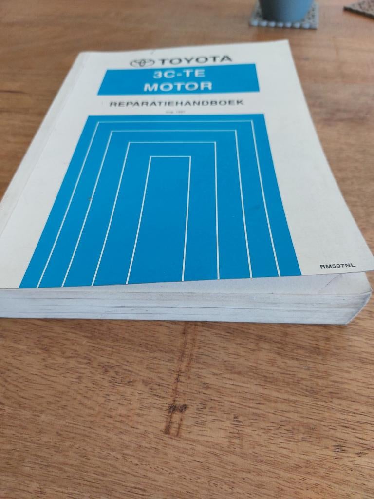 REPARATIEHANDBOEK TOYOTA 3C-TE MOTOR, Ophalen of Verzenden