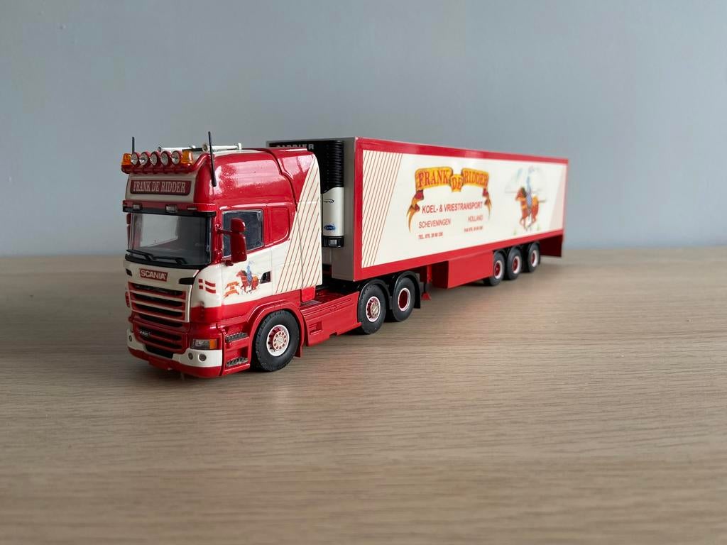 Tekno Scania R500 serie Frank De Ridder Voorloper, Ophalen, Zo goed als nieuw, Bus of Vrachtwagen, Tekno
