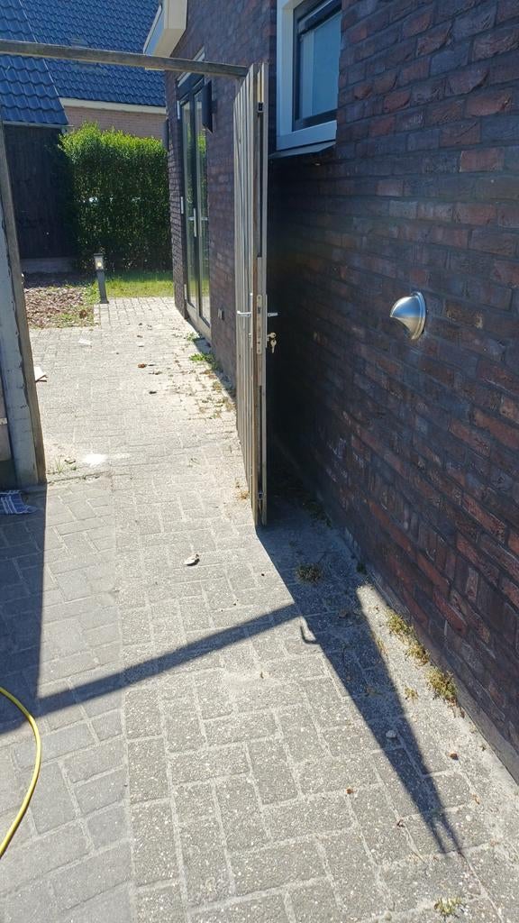 Betonklinkers dikformaat grijs, Ophalen, Gebruikt, Klinkers, 10 m² of meer