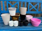 Verschillende bloempotten, Kunststof, Gebruikt, Binnen, Ophalen of Verzenden