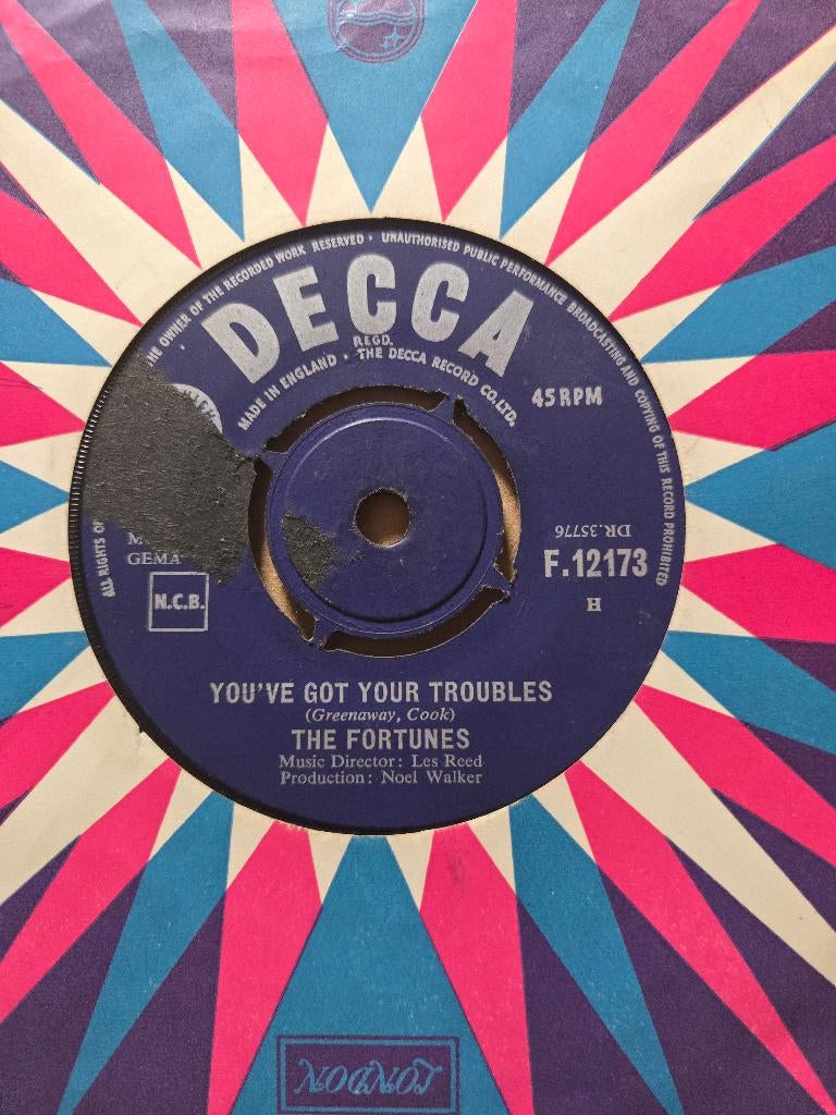 The Fortunes - You've got you're troubles, Gebruikt, 7 inch, Single, Ophalen of Verzenden