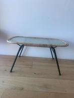 Vintage tafeltje, Ophalen, Zo goed als nieuw, 25 tot 50 cm, Rechthoekig